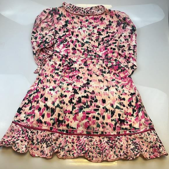 Rococo Sand Printed Ruffled Wrap Dress N159-24 - Picture 10 of 10